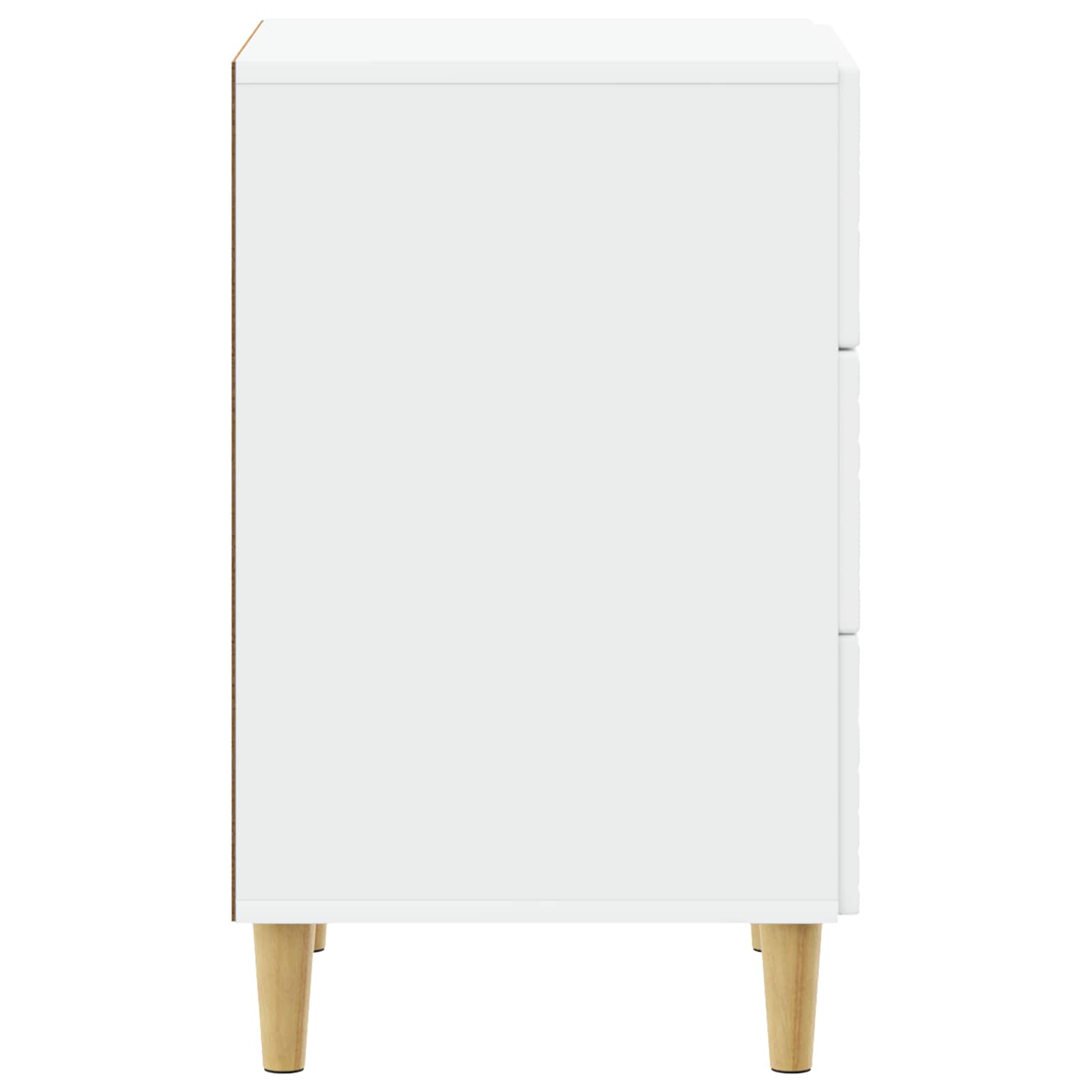 Comodino Bianco 43 x 39,5 x 66,5 cm Legno ingegnerizzato | homemem39