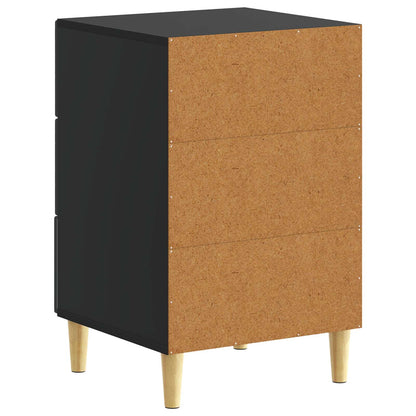 Comodino Nero 43 x 39,5 x 66,5 cm Legno ingegnerizzato | homemem39