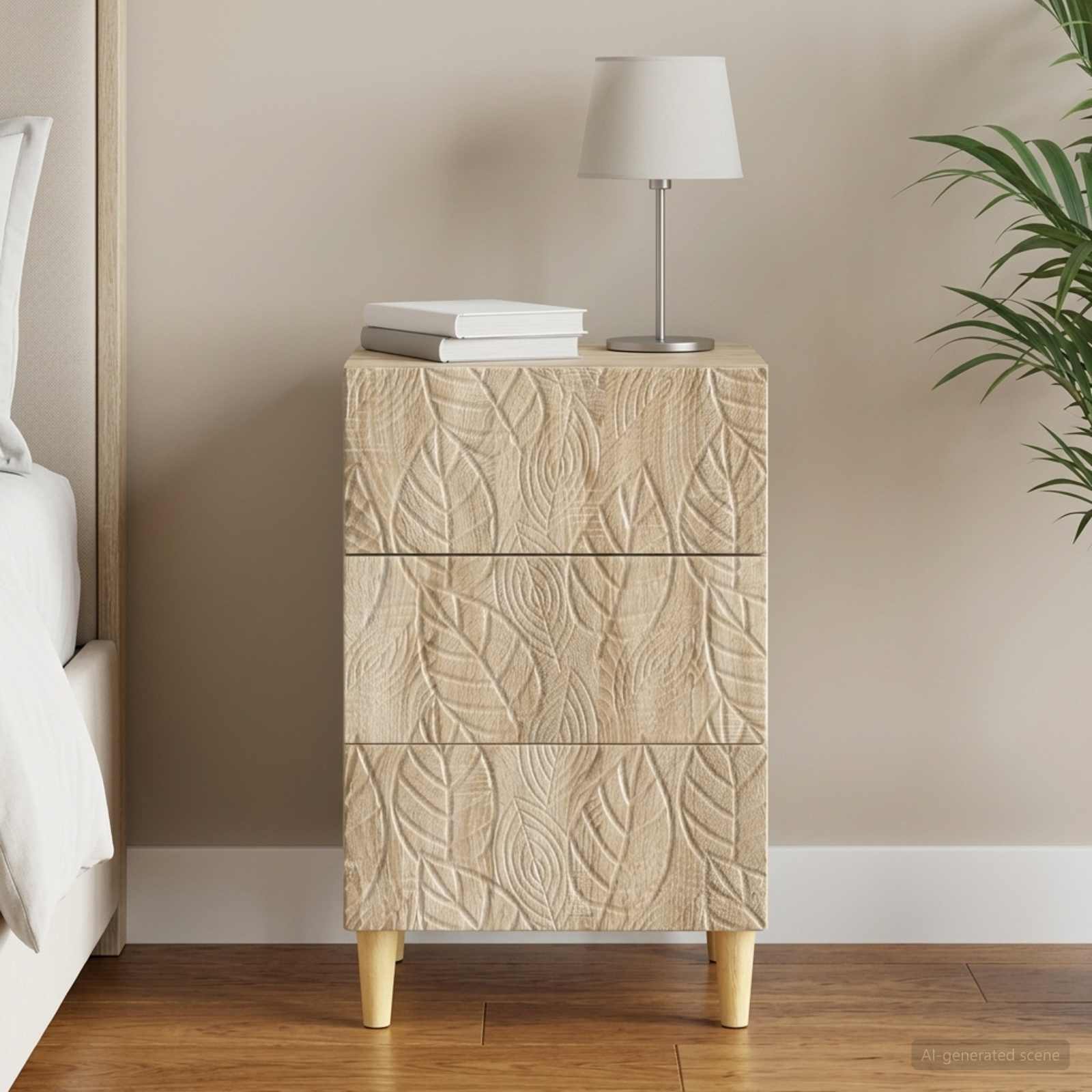 Comodino Rovere Sonoma 43 x 39,5 x 66,5 cm Legno ingegnerizzato | homemem39