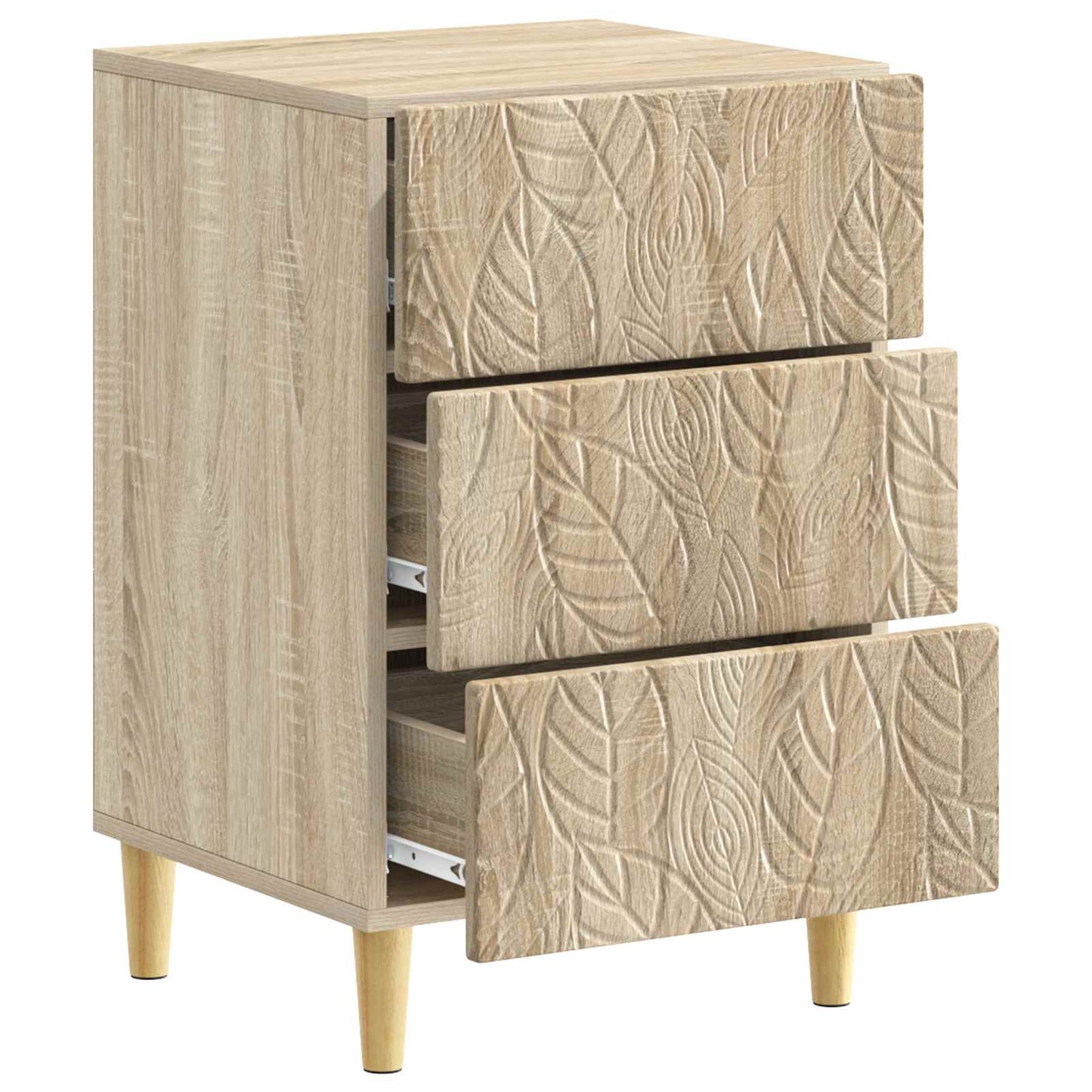Comodino Rovere Sonoma 43 x 39,5 x 66,5 cm Legno ingegnerizzato | homemem39