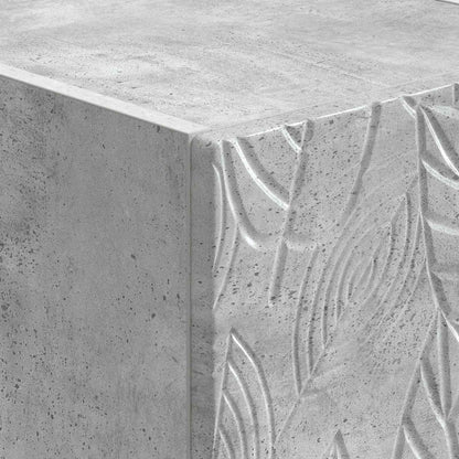 Comodino Grigio Cemento 43 x 39,5 x 66,5 cm | homemem39