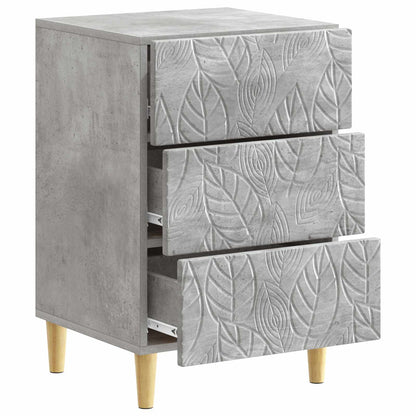 Comodino Grigio Cemento 43 x 39,5 x 66,5 cm | homemem39
