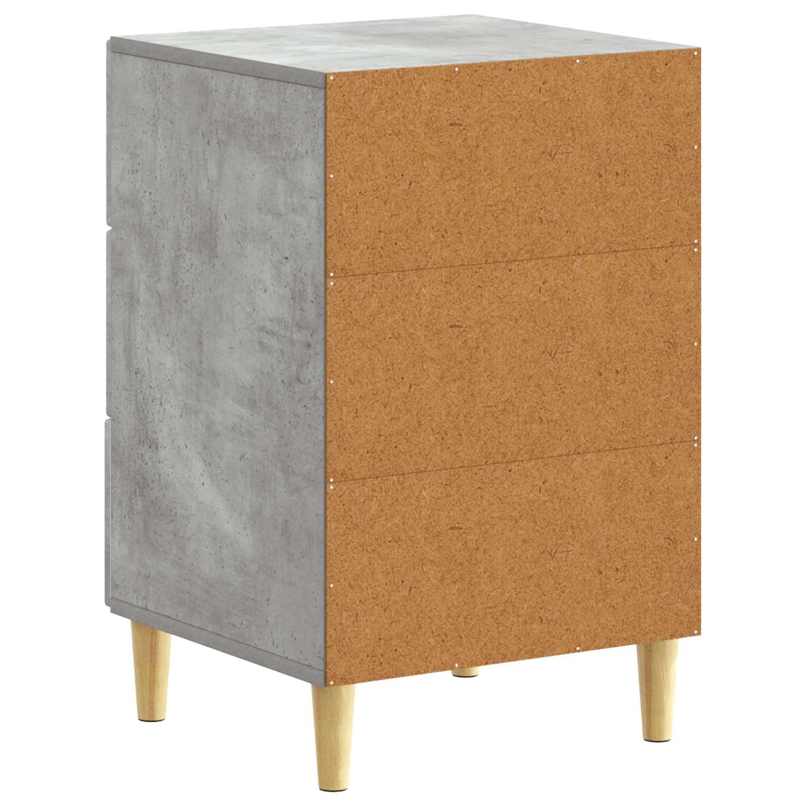 Comodino Grigio Cemento 43 x 39,5 x 66,5 cm | homemem39
