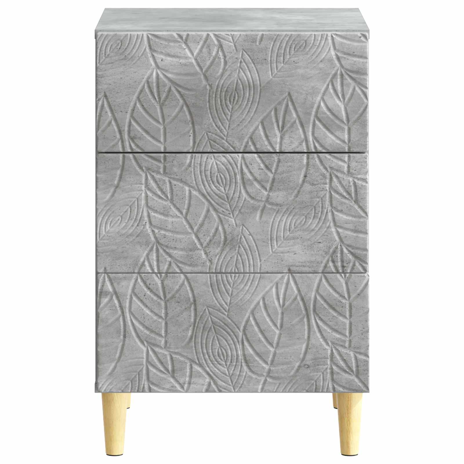 Comodino Grigio Cemento 43 x 39,5 x 66,5 cm | homemem39