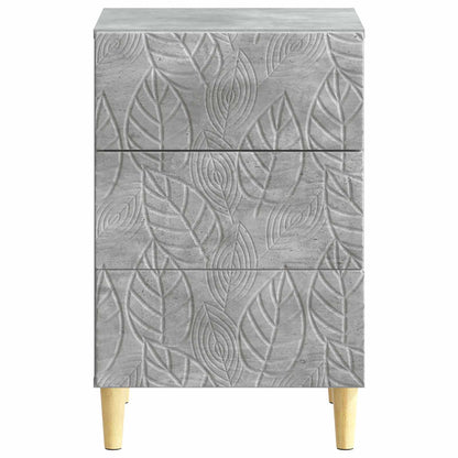 Comodino Grigio Cemento 43 x 39,5 x 66,5 cm | homemem39