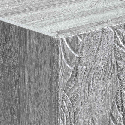 Comodino Sonoma grigio 43 x 39,5 x 66,5 cm Legno ingegnerizzato
