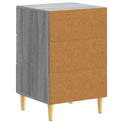 Comodino Sonoma grigio 43 x 39,5 x 66,5 cm Legno ingegnerizzato