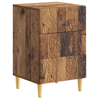 Comodino Legno antico 43 x 39,5 x 66,5 cm Legno ingegnerizzato