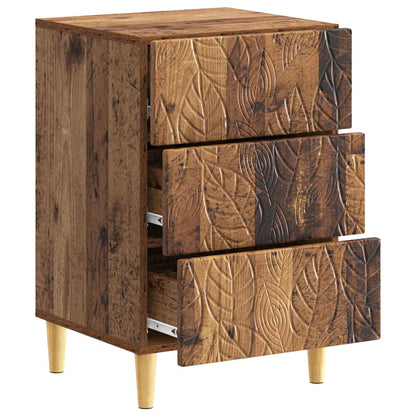 Comodino Legno antico 43 x 39,5 x 66,5 cm Legno ingegnerizzato