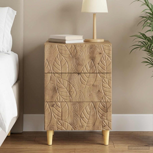 Comodino Rovere Artigianale 43 x 39,5 x 66,5 cm