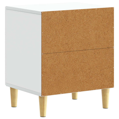 Comodino Bianco 43 x 34,5 x 50 cm Legno ingegnerizzato
