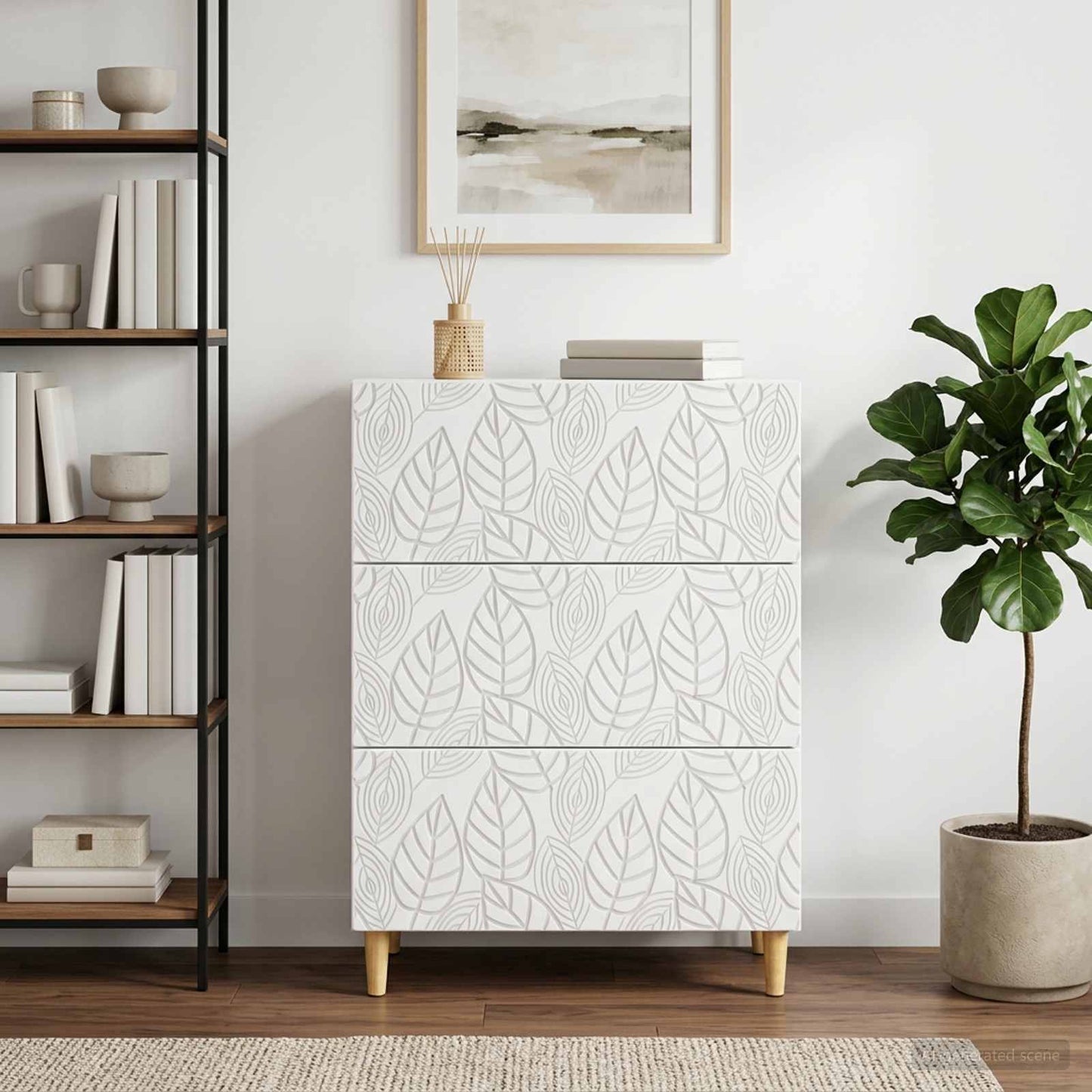 Mobile con Cassetti Bianco 66 x 34,5 x 90 cm | homemem39