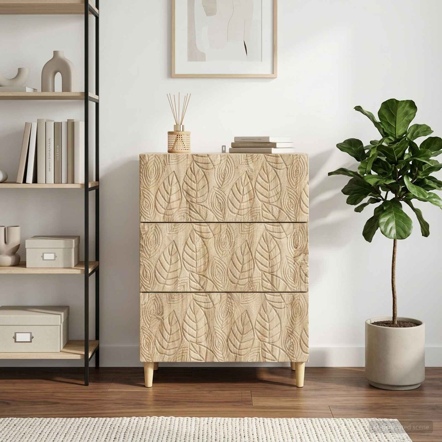 Mobile con Cassetti Rovere Sonoma 66 x 34,5 x 90 cm
