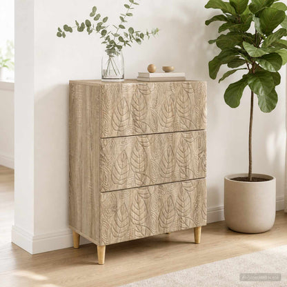 Mobile con Cassetti Rovere Sonoma 66 x 34,5 x 90 cm