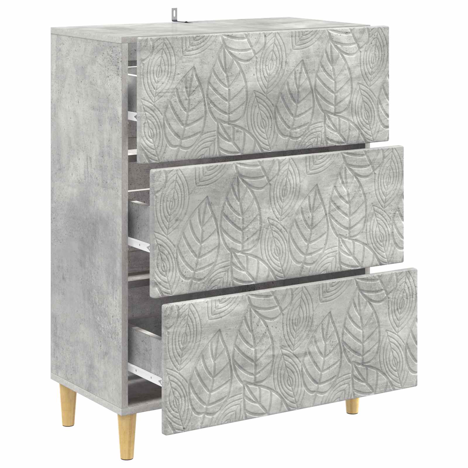 Mobile con Cassetti Grigio Cemento 66 x 34,5 x 90 cm | homemem39