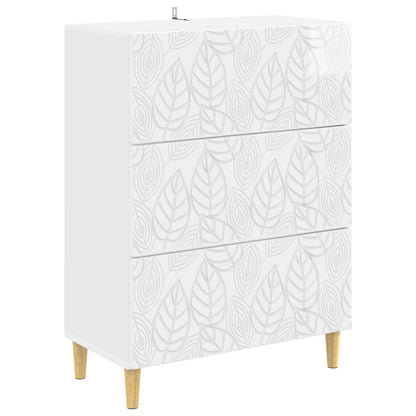 Mobile con Cassetti Bianco Lucido 66 x 34,5 x 90 cm | homemem39