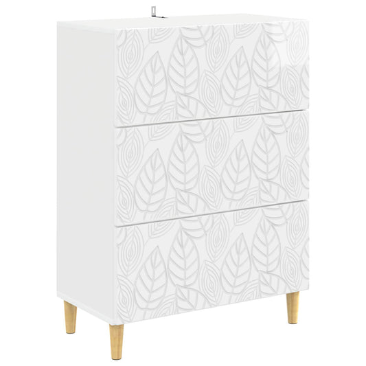 Mobile con Cassetti Bianco Lucido 66 x 34,5 x 90 cm | homemem39