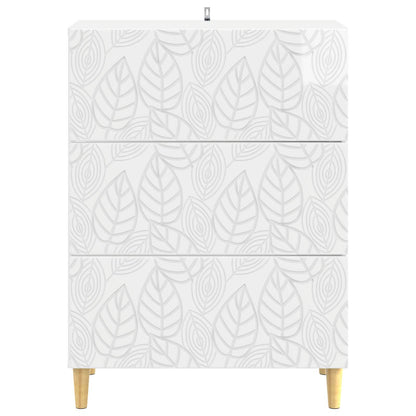 Mobile con Cassetti Bianco Lucido 66 x 34,5 x 90 cm | homemem39