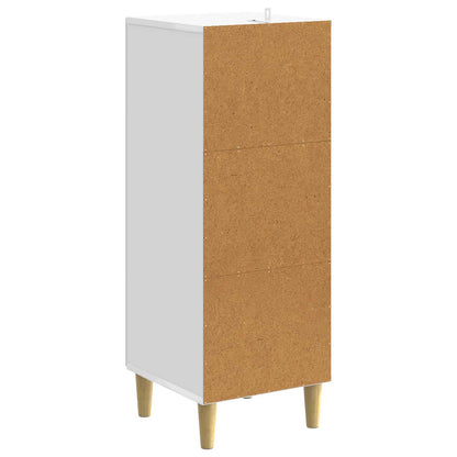 Mobile con Cassetti Bianco Lucido 33 x 34,5 x 90 cm | homemem39