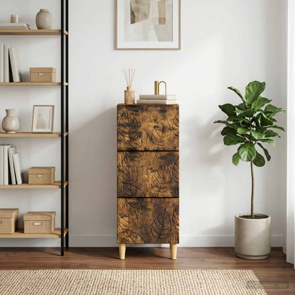 Mobile con Cassetti Rovere Fumo 33 x 34,5 x 90 cm