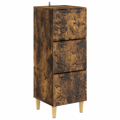 Mobile con Cassetti Rovere Fumo 33 x 34,5 x 90 cm | homemem39