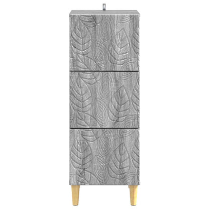 Mobile con Cassetti Sonoma grigio 33 x 34,5 x 90 cm | homemem39