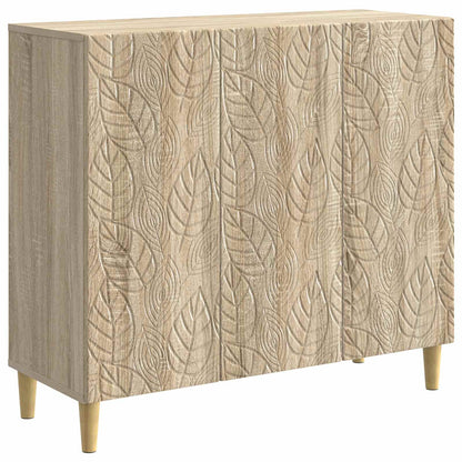 Credenza Rovere Sonoma 89 x 34,5 x 80 cm Legno ingegnerizzato