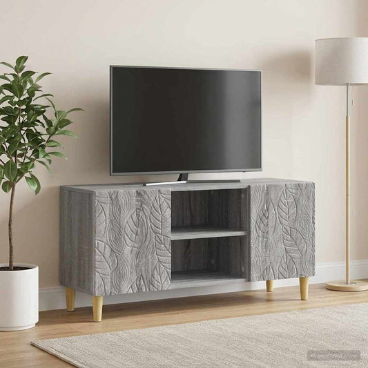 Mobile TV 102 x 34,5 x 50 cm Sonoma grigio Legno ingegnerizzato