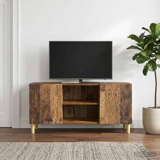 Mobile TV 102 x 34,5 x 50 cm Legno antico Legno ingegnerizzato