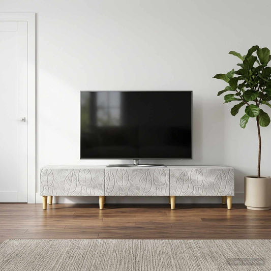 Mobile TV 147 x 34,5 x 30 cm Grigio Cemento