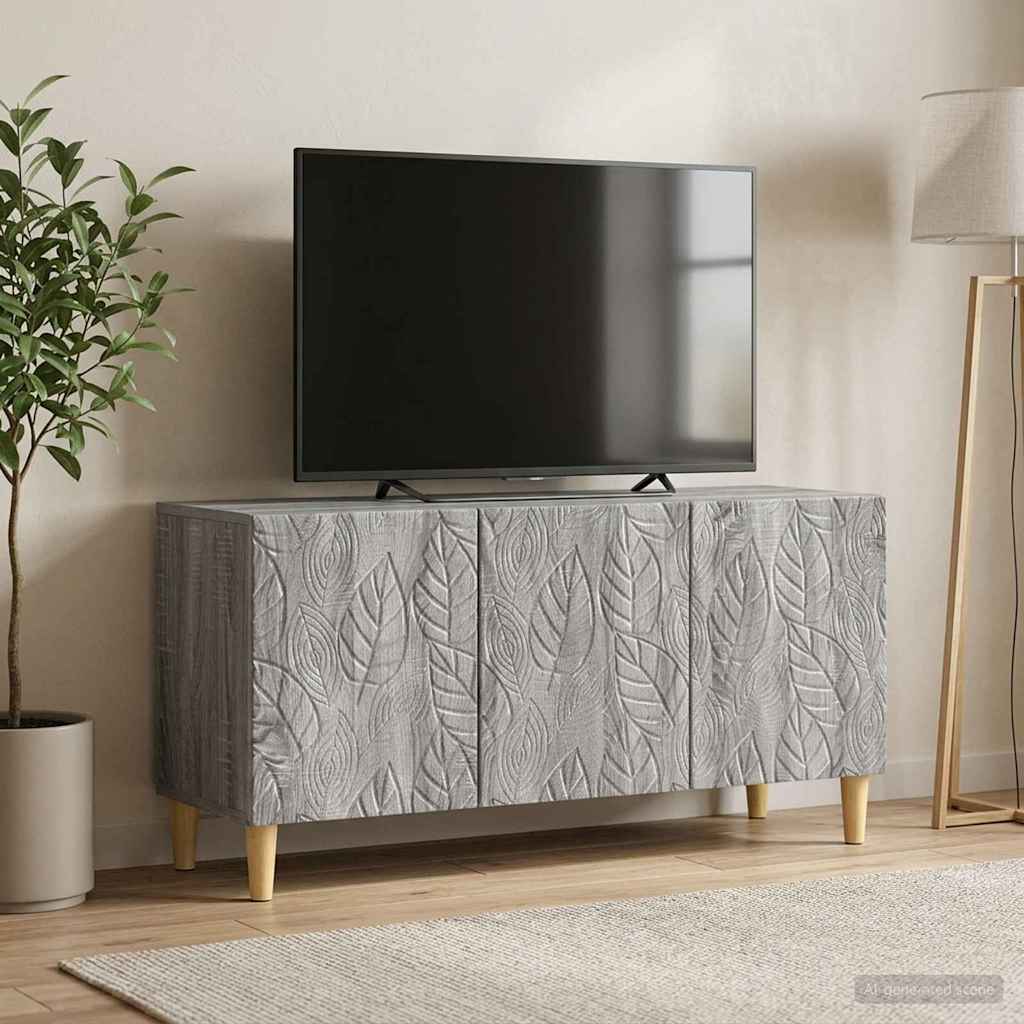 Mobile TV 99 x 34,5 x 50 cm Sonoma grigio Legno ingegnerizzato | homemem39
