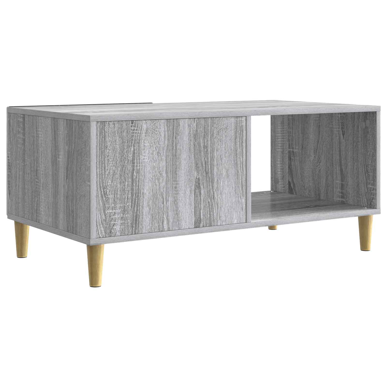 Tavolino da salotto Sonoma grigio 90 x 50 x 40 cm | homemem39