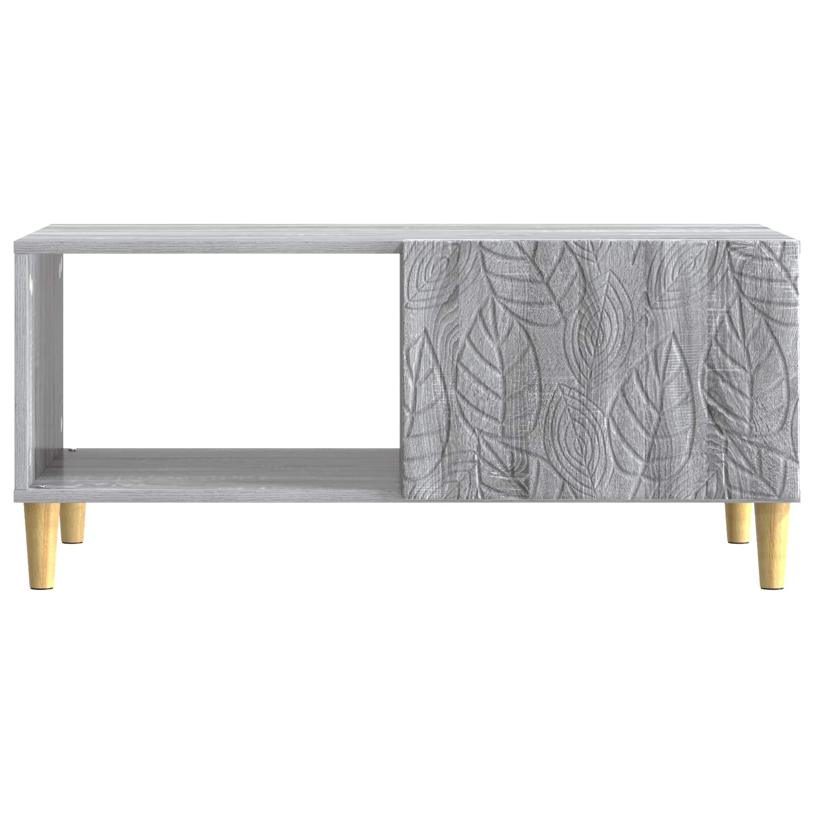 Tavolino da salotto Sonoma grigio 90 x 50 x 40 cm | homemem39