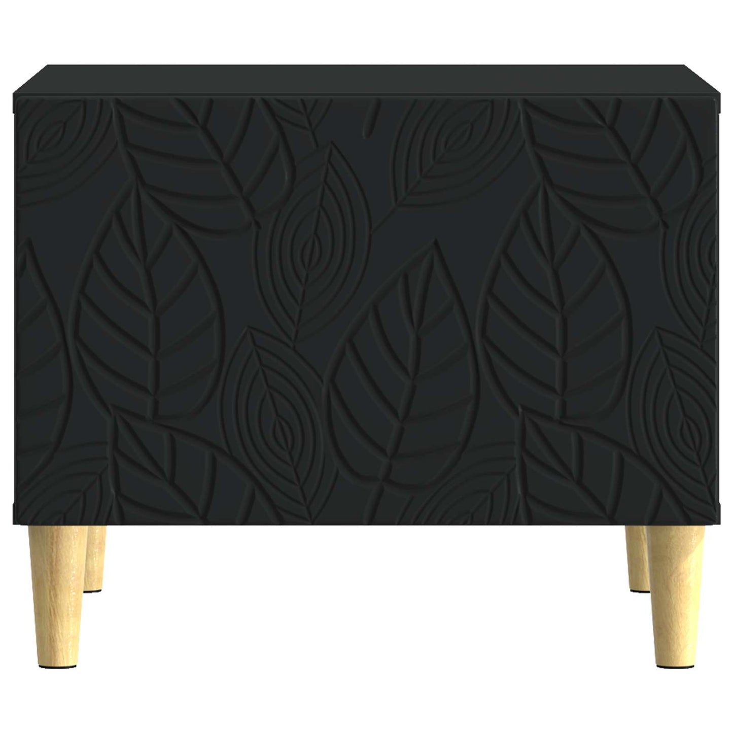 Tavolino da salotto Nero 50 x 49 x 40 cm Legno ingegnerizzato