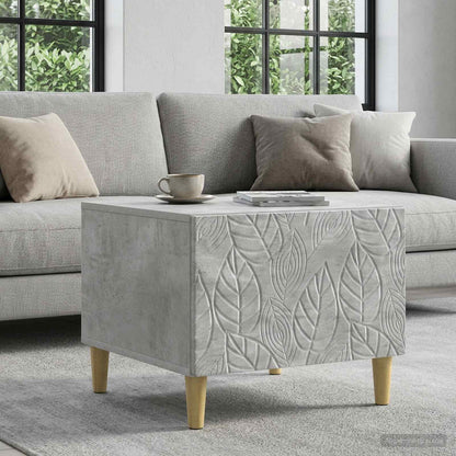 Tavolino da salotto Grigio Cemento 50 x 49 x 40 cm | homemem39