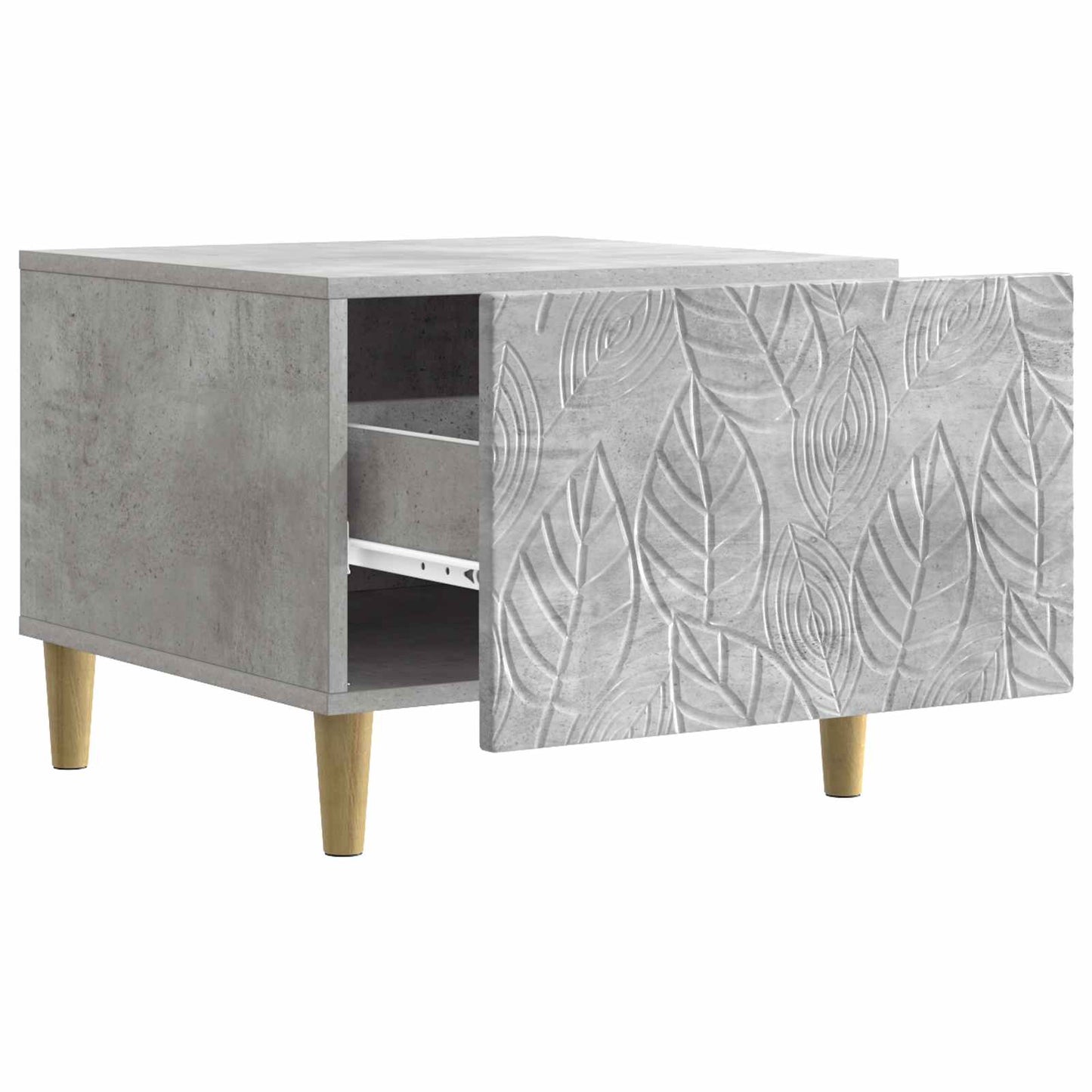 Tavolino da salotto Grigio Cemento 50 x 49 x 40 cm | homemem39