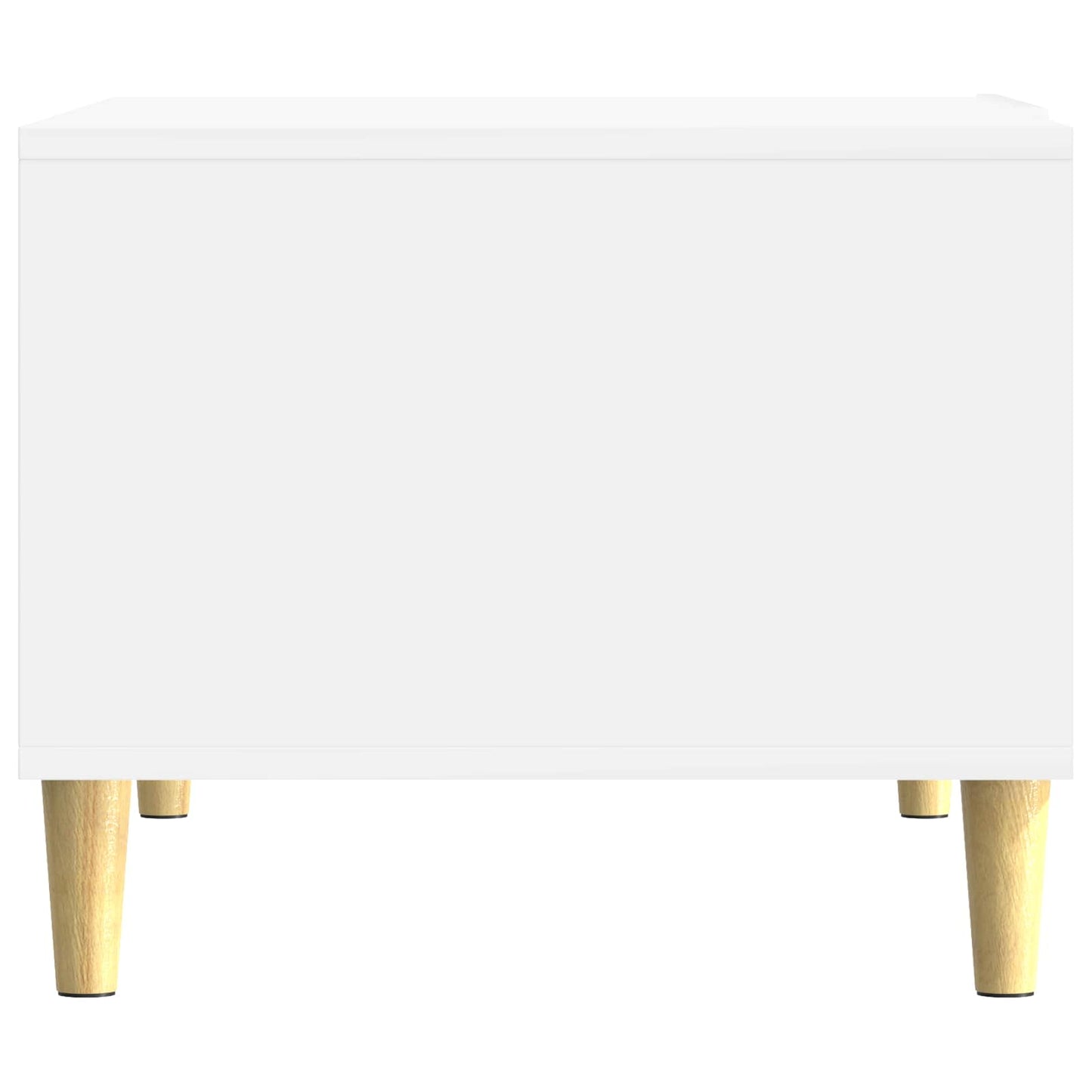 Tavolino da salotto Bianco Lucido 50 x 49 x 40 cm | homemem39