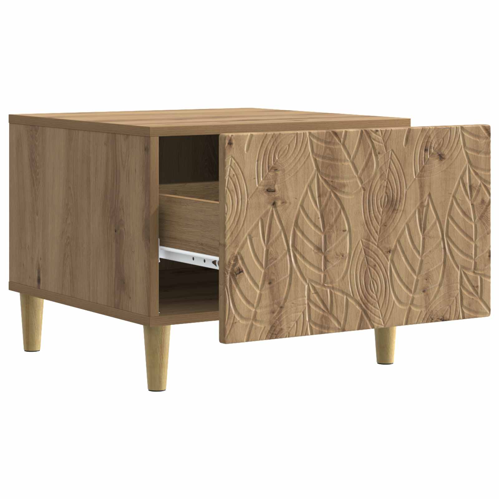 Tavolino da salotto Rovere Artigianale 50 x 49 x 40 cm | homemem39