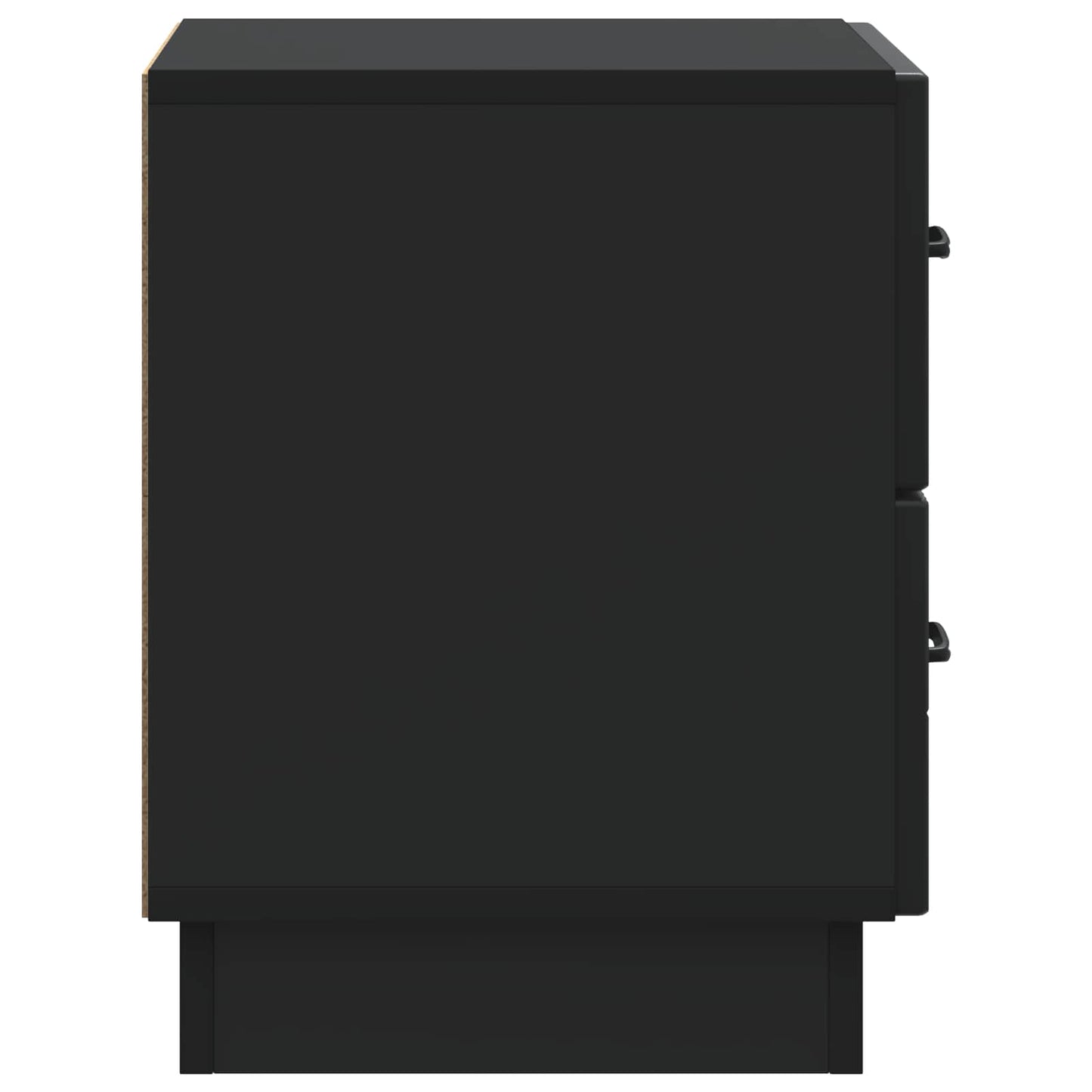 Armadio da Notte Nero 43 x 34,5 x 44,5 cm Legno ingegnerizzato | homemem39