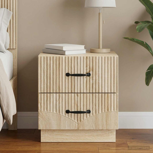 Armadio da Notte con cassetto Rovere Sonoma 43 x 34,5 x 44,5 cm