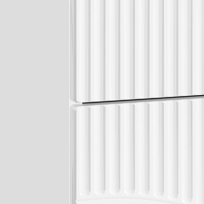 Armadio da Notte con cassetto Bianco Lucido 43 x 34,5 x 44,5 cm | homemem39