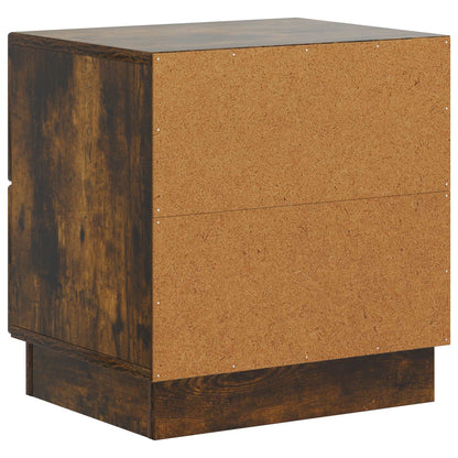 Armadio da Notte 2 pcs Rovere Fumo 43 x 34,5 x 44,5 cm