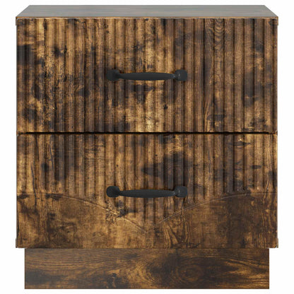 Armadio da Notte 2 pcs Rovere Fumo 43 x 34,5 x 44,5 cm
