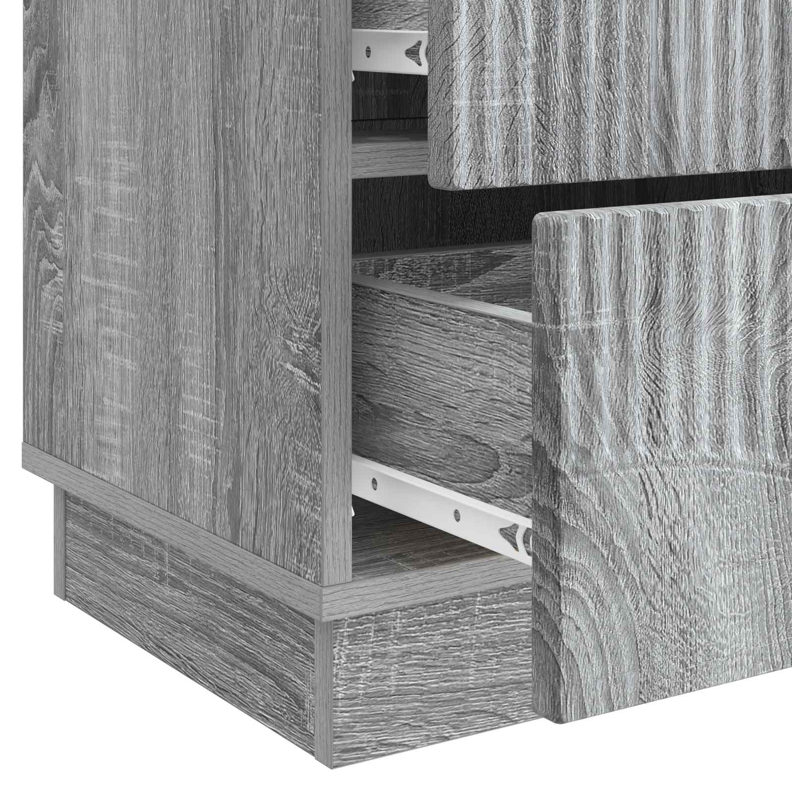 Armadio da Notte con cassetto Grigio Sonoma 43 x 34,5 x 44,5 cm | homemem39