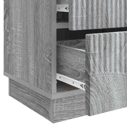 Armadio da Notte con cassetto Grigio Sonoma 43 x 34,5 x 44,5 cm | homemem39
