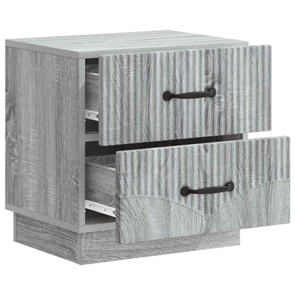 Armadio da Notte con cassetto Grigio Sonoma 43 x 34,5 x 44,5 cm | homemem39