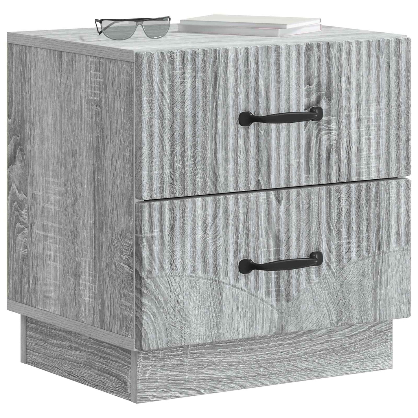 Armadio da Notte con cassetto Grigio Sonoma 43 x 34,5 x 44,5 cm