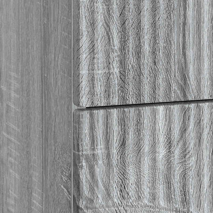 Armadio da Notte 2 pcs Grigio Sonoma 43 x 34,5 x 44,5 cm | homemem39