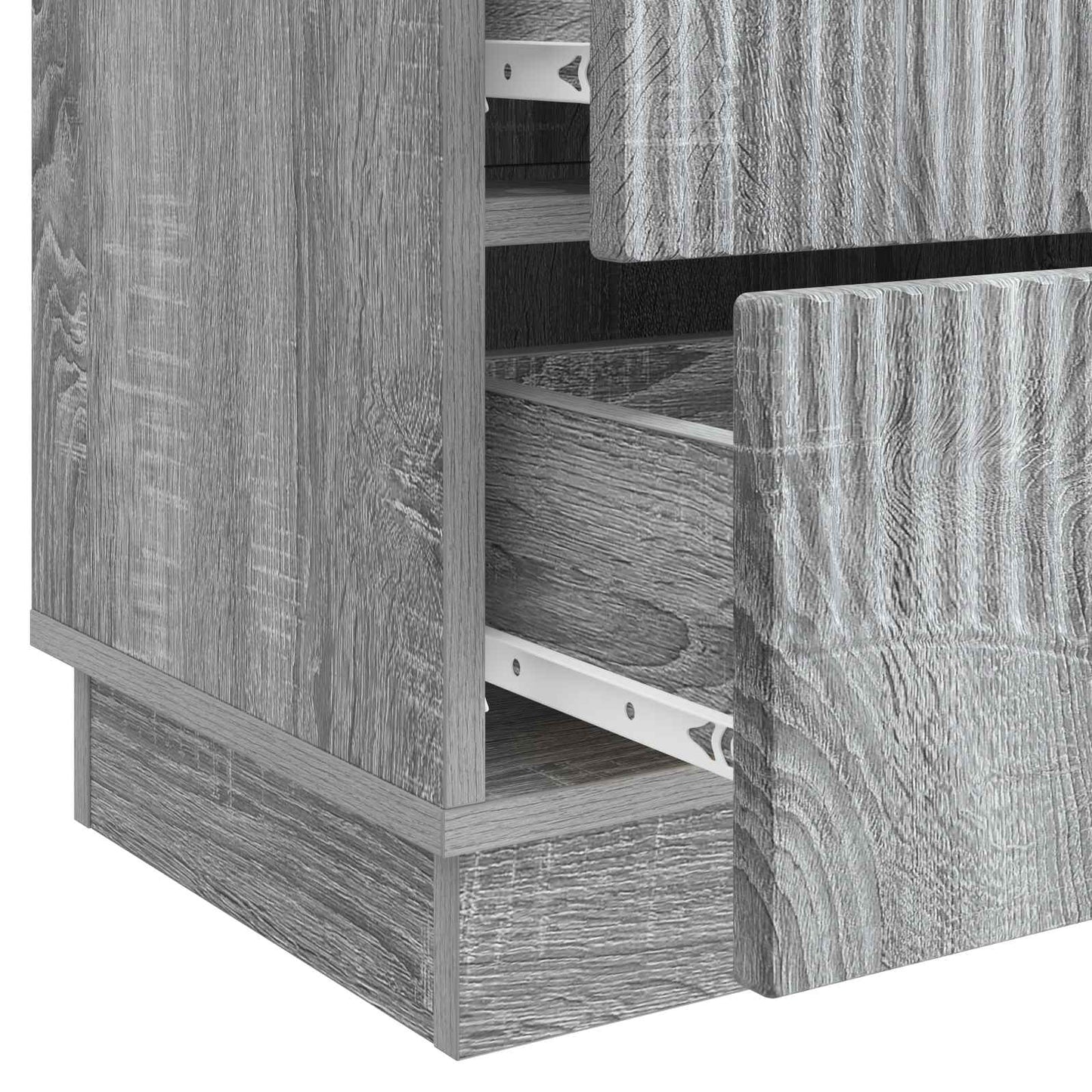 Armadio da Notte 2 pcs Grigio Sonoma 43 x 34,5 x 44,5 cm | homemem39