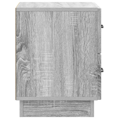 Armadio da Notte 2 pcs Grigio Sonoma 43 x 34,5 x 44,5 cm